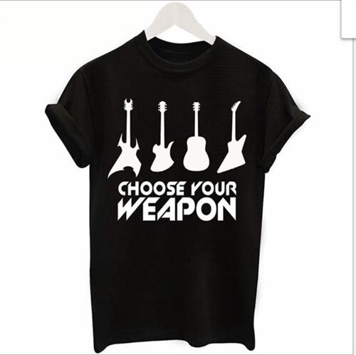 Áo Phông Guitar Span Đen Cực Chất 